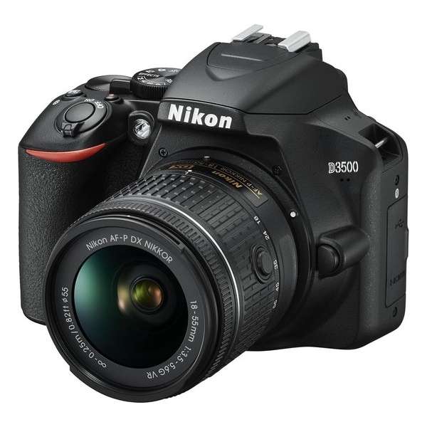 Nikon D3500 + AF-P DX 18-55 f/3.5-5.6G VR - Zwart