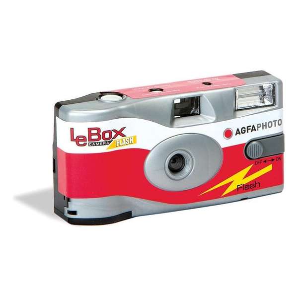 AgfaPhoto LeBox Flash Einwegcamera met Blitz - 27x Aufnahmen