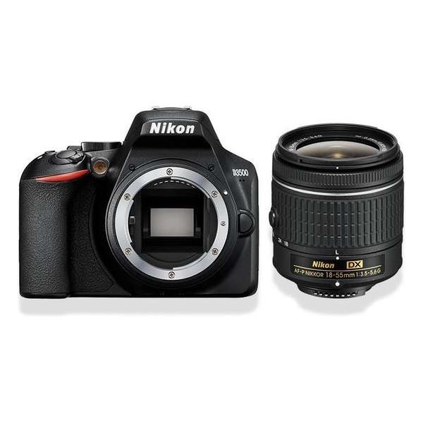 Nikon D3500 + AF-P DX 18-55 f/3.5-5.6 - Zwart