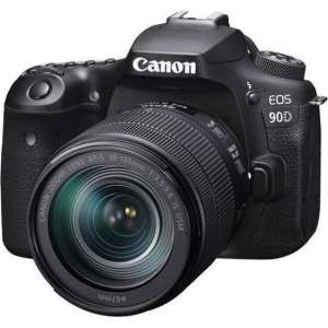 Canon EOS 90D + EF-S 18-135mm f/3.5-5.6 IS USM - Zwart