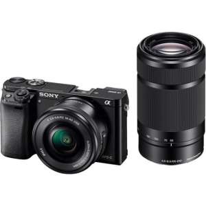 Sony A6000 + 16-50mm f/3.5-5.6 + 55-210mm f/4.5-6.3 - Zwart