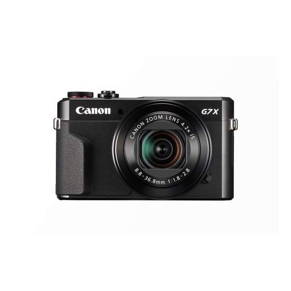 Canon PowerShot G7X Mark II - Zwart - Geleverd met 16GB SD-kaart en een beschermcase