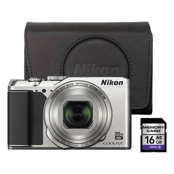 Nikon Coolpix A900 - Zilver starterkit