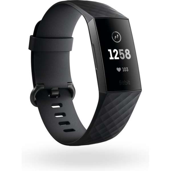 Fitbit Charge 3 - Activity tracker - Zwart