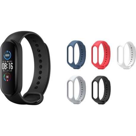 Xiaomi Mi Band 5 Smartwatch Europese Versie met 5 TECHPUNT kleurenbandjes