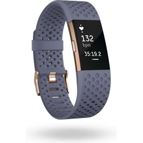 Fitbit Charge 2 Polsband activiteitentracker Roségoud OLED