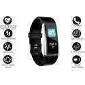 Denver BFH-16 - Activity tracker - Fitnessband met hartslagmonitor en Bluetooth - Stappenteller - Fitbit - Zwart