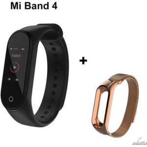 Xiaomi Mi Band 4 + Adatta Milianese loop bandje - rosé