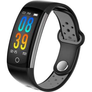 DrPhone V9 PLUS - Touchscreen Stappenteller - Hartslagmeter - Activitytracker - Smartwatch met Slimme functies - Zwart