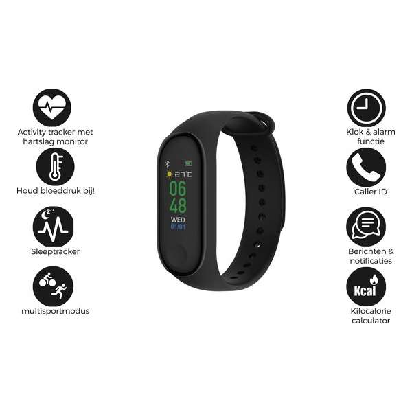 Denver BFH-240 - Activity tracker - Zwart