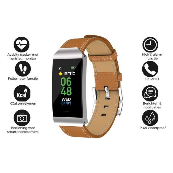 Denver BFH-250BROWN / Fitness Band / Bruin