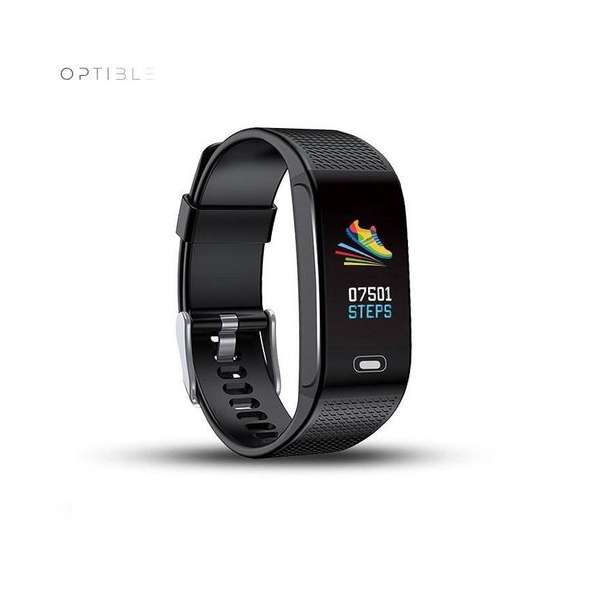 OPTIBLE R2  - Stappenteller - Smartwatch - Zwart