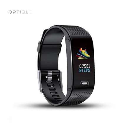 OPTIBLE R2  - Stappenteller - Smartwatch - Zwart