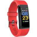 Smarty SW002E Digitale horologe - Activitytracker - Rood/Zwart