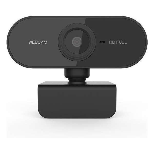 Mossmedia HD Pro Webcam voor PC - 1080p - Met Microfoon en USB  - Zwart