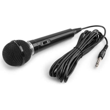 Microfoon - Dynamische microfoon Zwart voor karaoke en DJ's - Fenton DM100