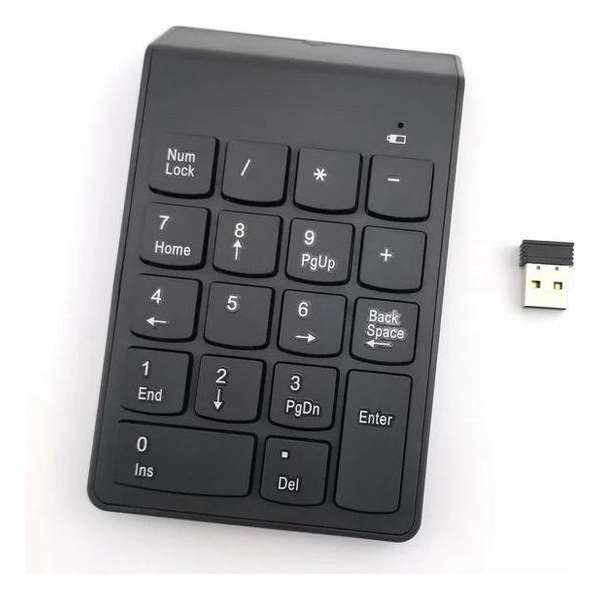 Draadloos Numeriek Toetsenbord | Numpad | Keypad | Toetsenborden | USB 2.4GHZ Plug&Play | Wireless | Number Keypad