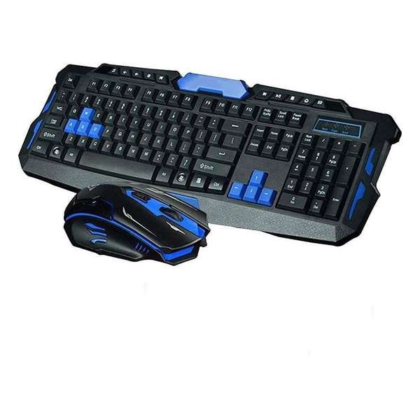 Draadloze toetsenbord muis HK8100 Wireless Keyboard + 2,4 GHz muis met 4 knoppen