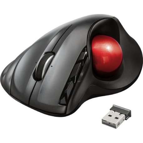 Trust Sferia - Draadloze Ergonomische Trackball Muis / Zwart