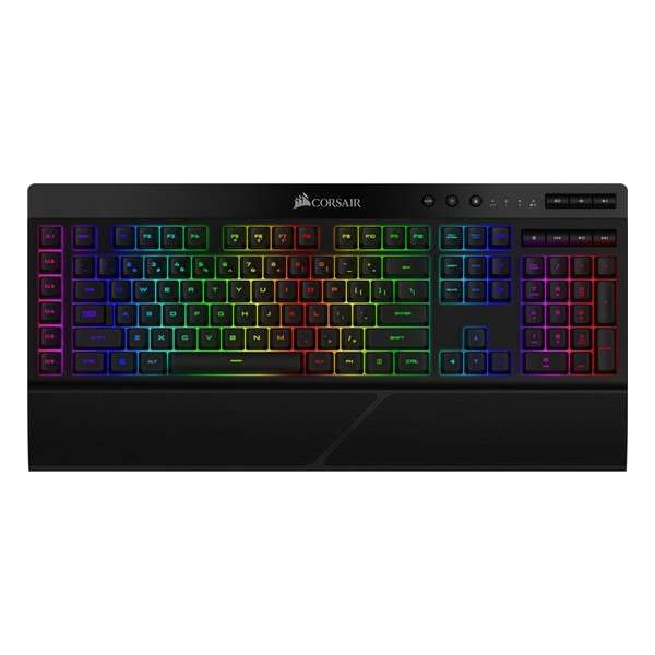 Corsair K57 RGB Draadloos Qwerty Membraan Gaming Toetsenbord - Backlit RGB LED - Zwart