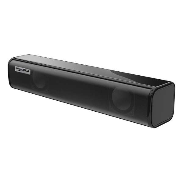 HXSJ Q2 Soundbar PC Speaker - USB - voor desktop computers / notebooks / smart-tvs / projector apparatuur - Zwart