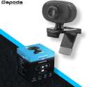 Dapoda® HD Webcam voor pc met microfoon – Webcamera met USB – Camera – Windows en Mac - Zwart
