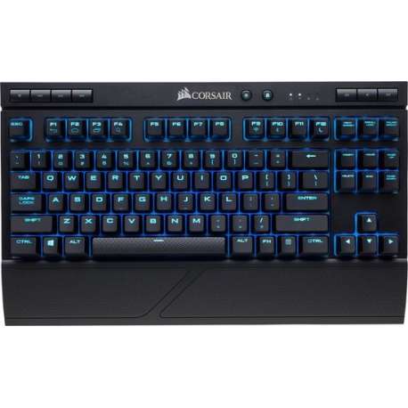 Corsair K63 Blue LED - Qwerty - Cherry MX Red - Draadloos Tenkeyless Mechanisch Toetsenbord