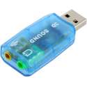 Externe USB Geluidskaart Adapter - Headset + Microfoon - Sound Card - Audio Kaart Dongle - USB Microfoon - Voor Laptop, PC, Mac