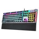 AULA F2058 RGB punk gaming mechanisch toetsenbord - qwerty - blue switch - 108 plating keys anti-ghosting game toetsenborden