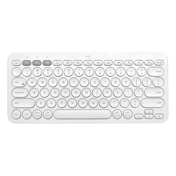 Logitech K380 - Draadloos Bluetooth Toetsenbord - Qwerty - Wit