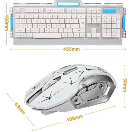 HK50 Toetsenbord Qwerty – Game Keyboard  voor PC / Gaming Computer, Laptop