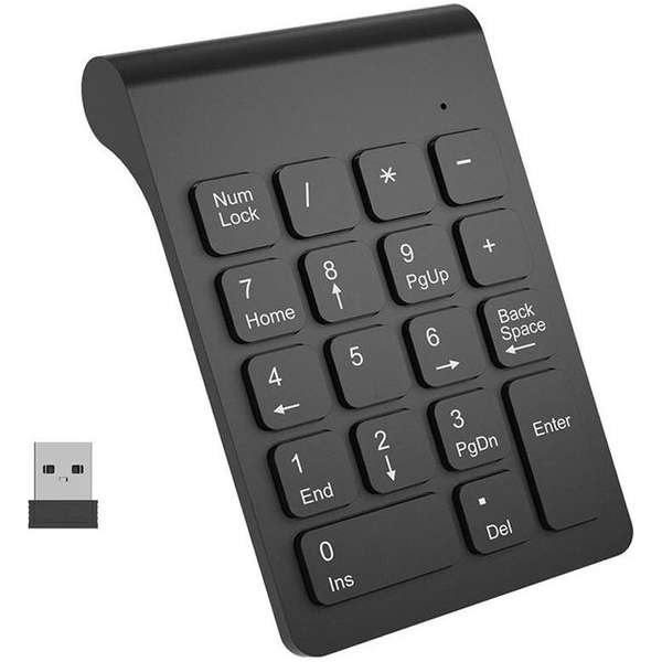 Numeriek toetsenbord draadloos - draadloze numpad - wireless / Bluetooth number pad