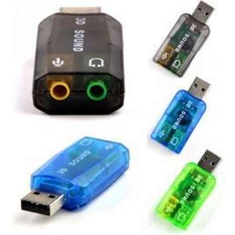 3.5mm to Usb sound card adapter Audio 5.1