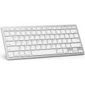 Wireless Bluetooth Keyboard geschikt voor IOS, Android en Windows - Wit