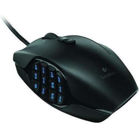 Logitech G600 MMO Gaming Muis Zwart PC