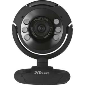 Trust webcam - Spotlight Pro - Incl led lights - ingebouwde microfoon - Videocall - Meeting - Online - Thuiswerken