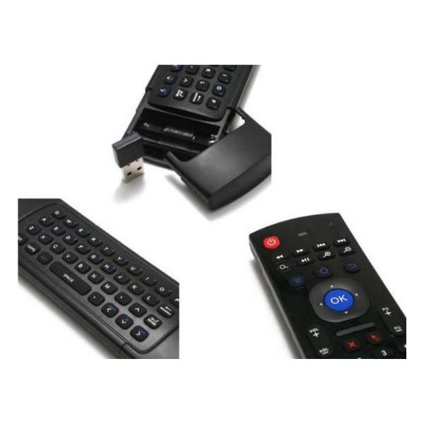 MX3 Air mouse / Flymouse - Met mini toetsenbord - Ideaal voor bij de Android TV Box, Mediaspeler of PC