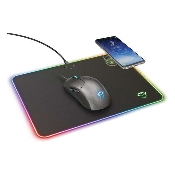 Trust GXT 750 Qlide RGB Zwart Game-muismat