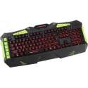 Gaming Toetsenbord Qwerty Mechanisch – Game Keyboard met 7 Kleuren LED Verlichting voor PC / Computer, Laptop