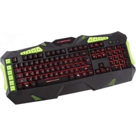 Gaming Toetsenbord Qwerty Mechanisch – Game Keyboard met 7 Kleuren LED Verlichting voor PC / Computer, Laptop