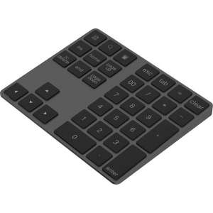 Numpad – Numeriek Toetsenbord Draadloos – Keypad Bluetooth – Grijs