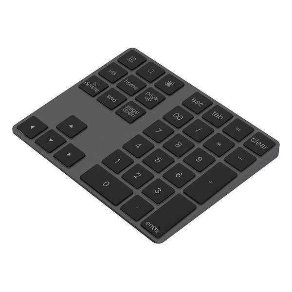 Numpad – Numeriek Toetsenbord Draadloos – Keypad Bluetooth – Grijs