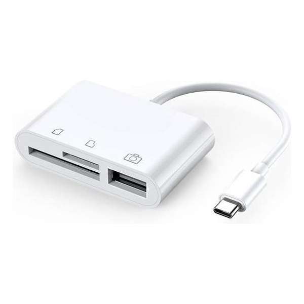 USB-C Camera connection kit 3 in 1 voor iPad pro & andere apparaten met USB-C aansluiting / USB / MICRO SD