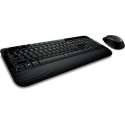 Microsoft Wireless Desktop 2000 - Draadloze Toetsenbord en Muis / Zwart