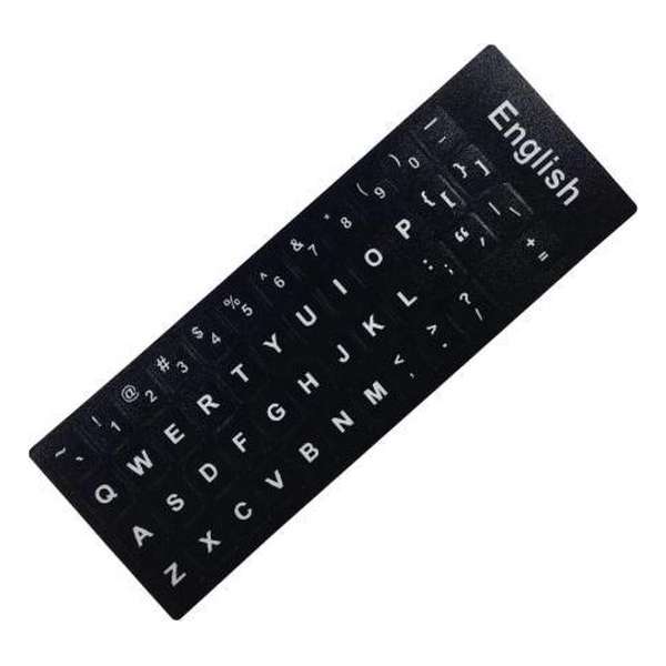 Toetsenbord stickers ENGELS - Qwerty