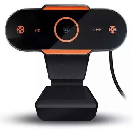 Webcam voor PC - Microfoon -Webcam - met USB - Full HD 1080P - Camera - Thuiswerken - voor Windows en Mac