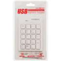 Numeriek USB Toetsenbord - 19 toetsen - MaxXter - Wit