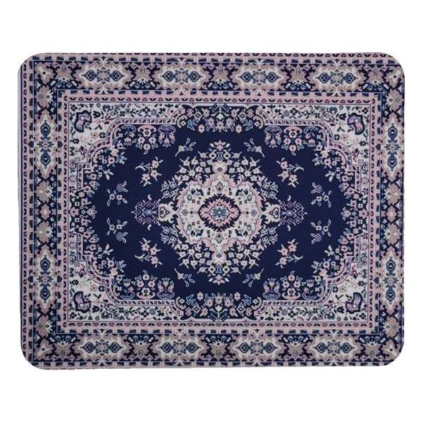 Perzisch Tapijt Muismat-Blauwe Print-Waterdicht-Antislip