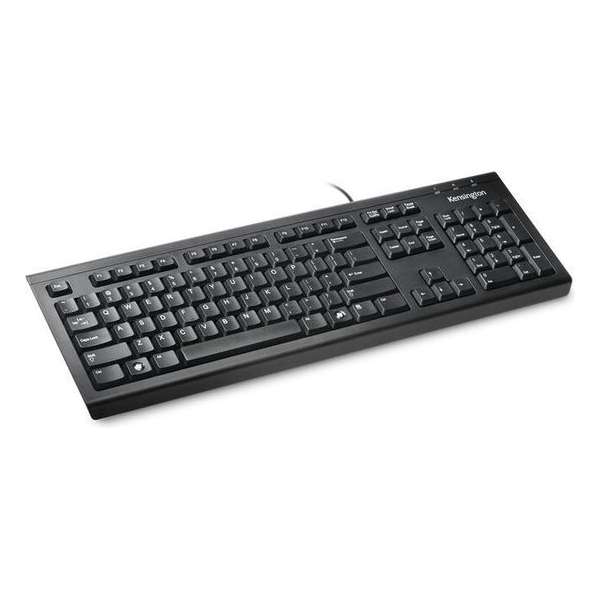 Kensington ValuKeyboard US International - Zwart