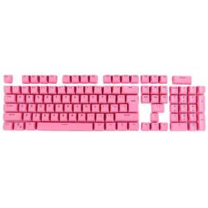 104 toetsen Double Shot PBT Backlit Keycaps voor mechanisch toetsenbord (roze)